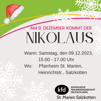 kfd Adventsnachmittag für Familien mit Kindern (2-8 J)