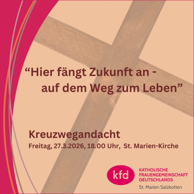 Kreuzwegandacht am 27. März  2026
