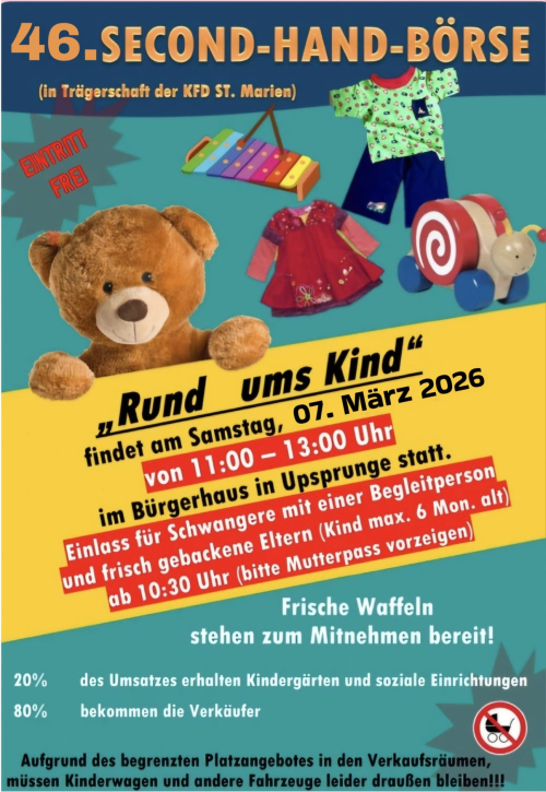 Second-Hand-Börse „Rund um‘s Kind“