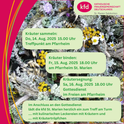 Kräuterweihe in St. Marien